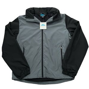 Tri-Mountain Alden Men's Gray Black‎ Midweight Jacket Sz. L NWT